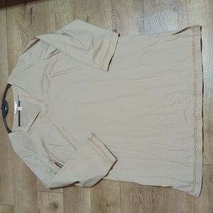 Cacique tunic kaftan loungewear cotton sleep modest dress sz 18/20